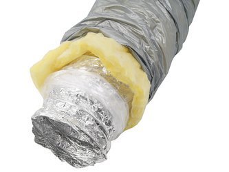 Isoliertes Rohrleitung aus Aluminium Vilpe Sonoflex Ø102 mm x 10 m