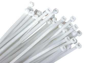 Nylon Kabelbinder Klimas 100 Stück Weiß