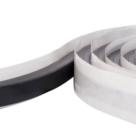 Butylschnur Ø10 mm Butylband - 5 m Selbstklebend Butylband Rolle Butylrundschnur Dichtband Dichtschnur, Butyldichtband, Flexible Abdichtung, Wasserdichtes, (Ø10 mm (10x8 mm) / 5 m) Schwarz