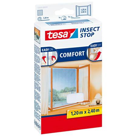 Fliegengitter Tesa Insect Stop COMFORT für bodentiefe Fenster