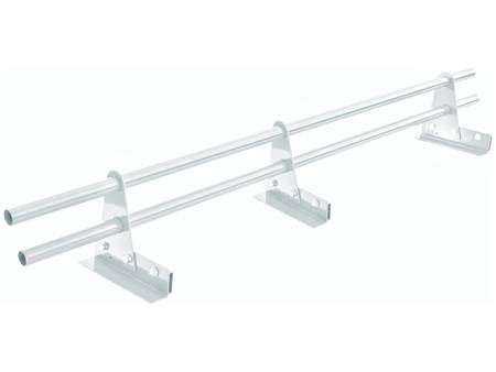 Komplettes 2-Rohr Schneefangrohr 1,50 m für Stehfalzblech, Doppelfalz Blech, Blechdach