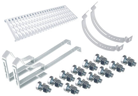 Komplettes Dachtritt Parotec für Dachsteine, Dachziegel und Biberschwanzziegel zum Aufschrauben auf der Latte