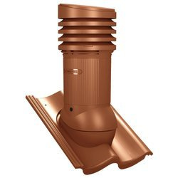 Wärmgedämmter PP-Dachlüfter mit Kondensat Abführung Tile EVO 150 mm für Beton Dachsteine