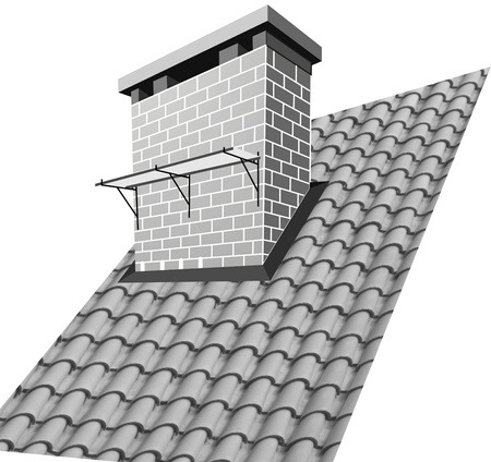 Komplettes Dachtritt Parotec für Kamin oder Wand