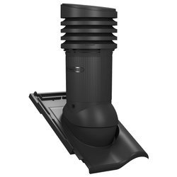 Wärmgedämmter PP-Dachlüfter mit Kondensat Abführung Tile EVO 150 mm für keramische Dachziegel