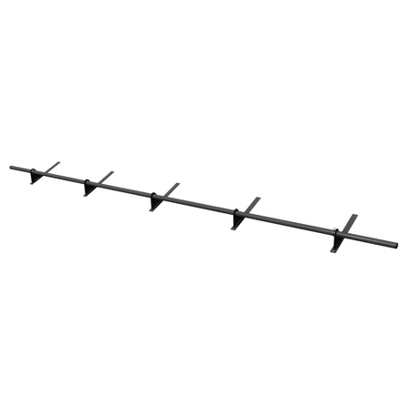 Komplettes 1-Rohr Schneefangrohr für Trapezblech, Dachpappe/Bitumen, Bitumenschindeln (Shingles), EPDM/PVC