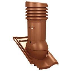 Wärmgedämmter PP-Dachlüfter mit Kondensat Abführung Tile EVO 150 mm für keramische Dachziegel