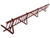 Komplettes Schneefanggitter 150 cm x 15 cm Parotec für platte Eindeckungen: Pappe, Dachschindel, Flachblech und Trapezblech
