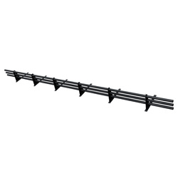Komplettes 3-Rohre Schneefangrohr für Trapezblech, Dachpappe/Bitumen, Bitumenschindeln (Shingles), EPDM/PVC