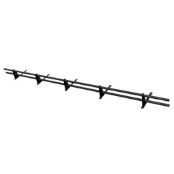 Komplettes 2-Rohre Schneefangrohr für Trapezblech, Dachpappe/Bitumen, Bitumenschindeln (Shingles), EPDM/PVC
