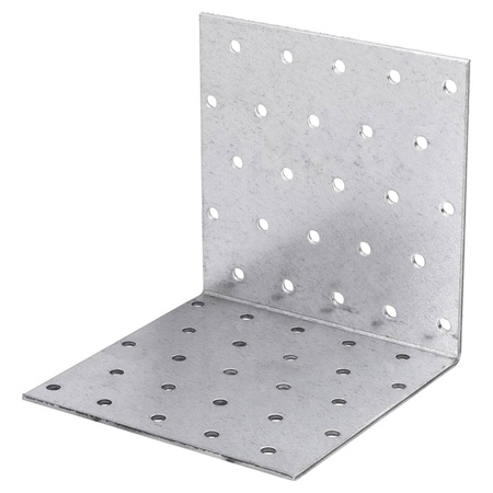 [KP-16] Tischlerei Lochplattenwinkel für Bauwesen Montage 100 x 100 x 100 x 2 mm