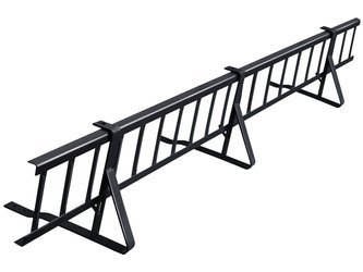Komplettes Schneefanggitter 1,50 m Parotec für Dachziegel und Dachsteine