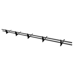 Komplettes 2-Rohre Schneefangrohr für Trapezblech, Dachpappe/Bitumen, Bitumenschindeln (Shingles), EPDM/PVC