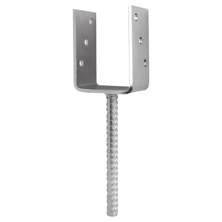 [LB-03] Tischlerei Stützenfuß Typ U für Bauwesen Montage 90 x 60 x 125 x 5 mm