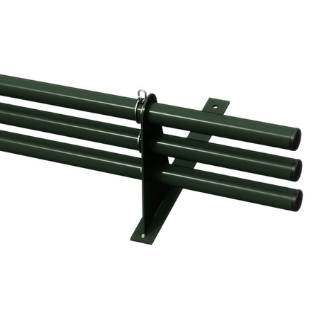 Komplettes 3-Rohre Schneefangrohr für Trapezblech, Dachpappe/Bitumen, Bitumenschindeln (Shingles), EPDM/PVC