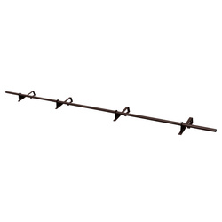 Komplettes 1-Rohr Schneefangrohr für Dachsteine, Dachziegel und Biberschwanzziegel