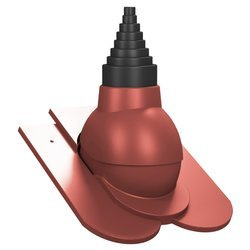 Einstellbarer Antennenaufsatz für keramische Dachziegel
