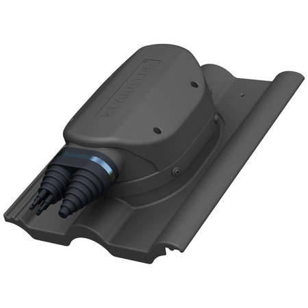 Solaranlage Dachdurchgang für Beton Dachsteine Parotec