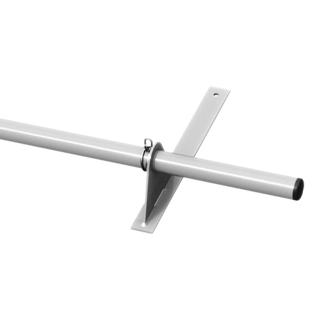 Komplettes 1-Rohr Schneefangrohr für Trapezblech, Dachpappe/Bitumen, Bitumenschindeln (Shingles), EPDM/PVC