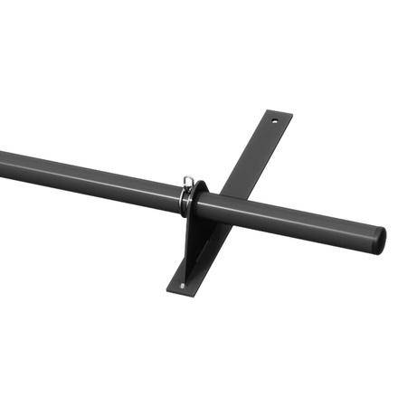 Komplettes 1-Rohr Schneefangrohr für Trapezblech, Dachpappe/Bitumen, Bitumenschindeln (Shingles), EPDM/PVC