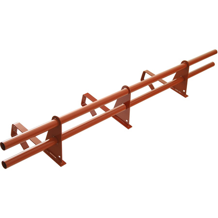 Komplettes 2-Rohr Schneefangrohr 3,00 m für Dachsteine, Dachziegel und Biberschwanzziegel