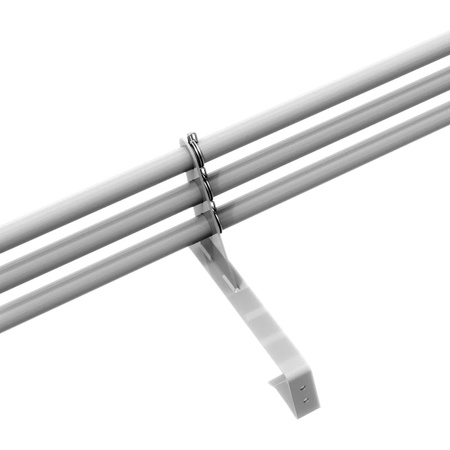 Komplettes 3-Rohre Schneefangrohr für Dachsteine, Dachziegel und Biberschwanzziegel
