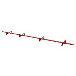 Komplettes 1-Rohr Schneefangrohr für Dachsteine, Dachziegel und Biberschwanzziegel