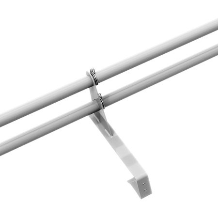 Komplettes 2-Rohre Schneefangrohr für Dachsteine, Dachziegel und Biberschwanzziegel