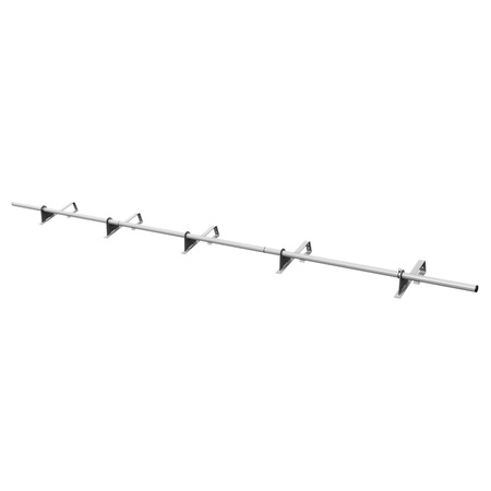 Komplettes 1-Rohr Schneefangrohr für Dachsteine, Dachziegel und Biberschwanzziegel