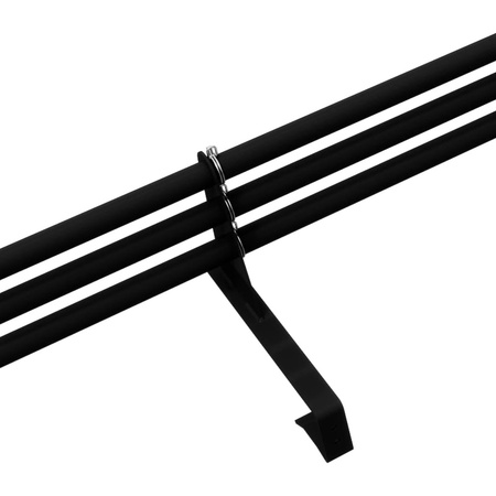 Komplettes 3-Rohre Schneefangrohr für Dachsteine, Dachziegel und Biberschwanzziegel