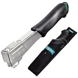 Dachdecker Hammertacker Rapid R311 inklusive Holster, für Flachdrahtklammern Typ 140, 6-12 mm