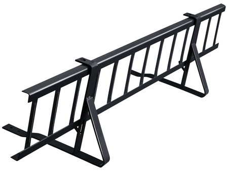 Komplettes Schneefanggitter 1,50 m Parotec für Dachziegel und Dachsteine