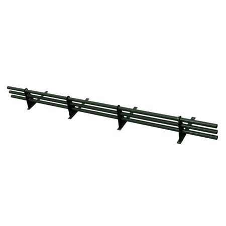 Komplettes 3-Rohre Schneefangrohr für Trapezblech, Dachpappe/Bitumen, Bitumenschindeln (Shingles), EPDM/PVC