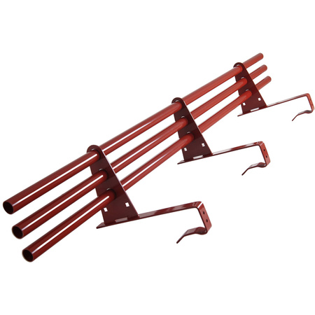 Komplettes 3-Rohr Schneefangrohr 3,00 m für Dachsteine, Dachziegel und Biberschwanzziegel