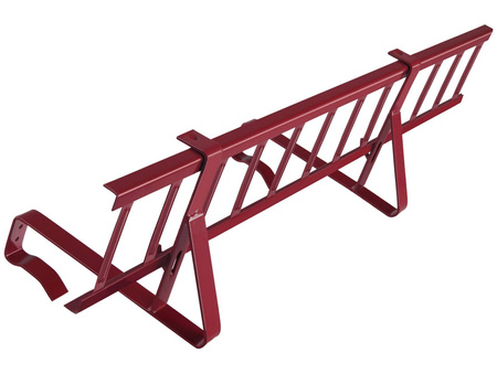 Komplettes Schneefanggitter 150 cm x 15 cm Parotec für Dachsteine, Dachziegel und Biberschwanzziegel zum Einhängen auf der Lattung
