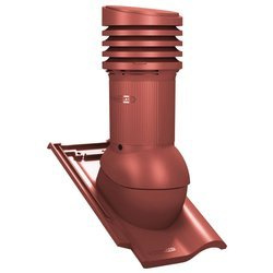 Isolierter Entlüfterkamin DN125 mm für Tondachziegel, Dachziegel - Dachdurchführung für Dachlüftung