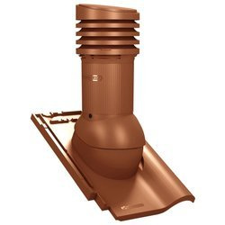Isolierter Entlüfterkamin DN125 mm für Tondachziegel, Dachziegel - Dachdurchführung für Dachlüftung