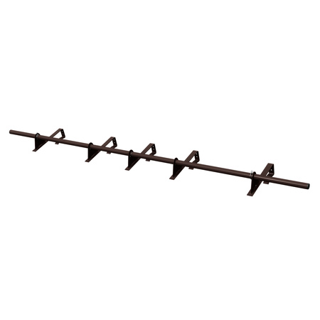 Komplettes 1-Rohr Schneefangrohr für Dachsteine, Dachziegel und Biberschwanzziegel