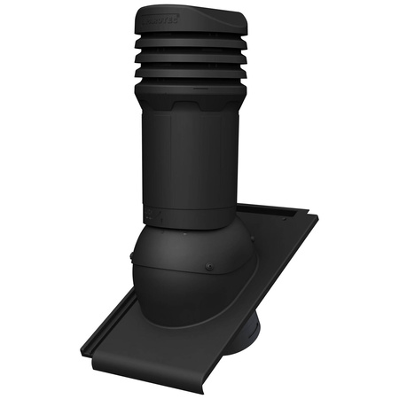 Isolierter Entlüfterkamin DN125 mm für Tondachziegel, Dachziegel - Dachdurchführung für Dachlüftung
