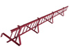 Komplettes Schneefanggitter 150 cm x 20 cm Parotec für Biberschwanzziegel, Dachsteine und Dachziegel