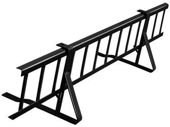 Komplettes Schneefanggitter 1,50 m Parotec für Dachziegel und Dachsteine