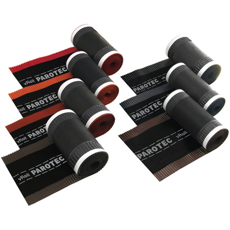Firstrolle / Grattrolle Aluminium + Vlies 390 mm x 5 m Parotec