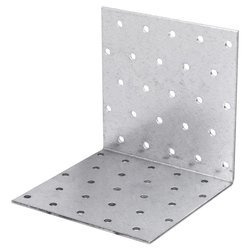 [KP-16] Tischlerei Lochplattenwinkel für Bauwesen Montage 100 x 100 x 100 x 2 mm