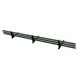 Komplettes 3-Rohre Schneefangrohr für Trapezblech, Dachpappe/Bitumen, Bitumenschindeln (Shingles), EPDM/PVC