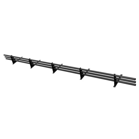 Komplettes 3-Rohre Schneefangrohr für Trapezblech, Dachpappe/Bitumen, Bitumenschindeln (Shingles), EPDM/PVC