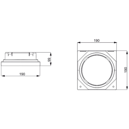 Basic-Montagebasis für Alfawent Pro