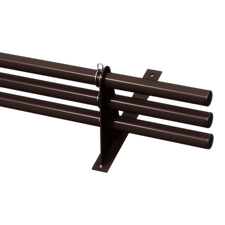 Komplettes 3-Rohre Schneefangrohr für Trapezblech, Dachpappe/Bitumen, Bitumenschindeln (Shingles), EPDM/PVC