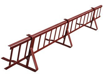 Komplettes Schneefanggitter 1,50 m Parotec für Dachziegel und Dachsteine