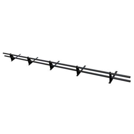 Komplettes 2-Rohre Schneefangrohr für Trapezblech, Dachpappe/Bitumen, Bitumenschindeln (Shingles), EPDM/PVC