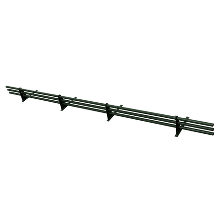 Komplettes 3-Rohre Schneefangrohr für Trapezblech, Dachpappe/Bitumen, Bitumenschindeln (Shingles), EPDM/PVC
